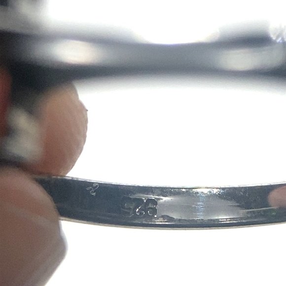 Chrome Tourmaline 2.20ct Platinum Finish Solid 925 Sterling Silver Ring - Picture 3 of 7